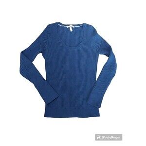 Victoria’s Secret Sweater Cable Knit Navy Size Large